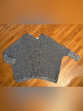 Cozy Marled Open-Front Women's Sweater Cardigan